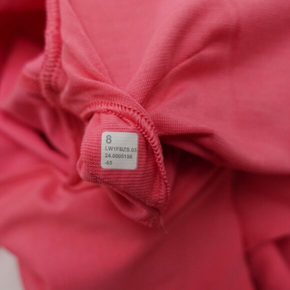 New Lululemon Size 8 Align Short Sleeve Dress SAKP Sakura Pink 3" Liner Nulu - Picture 8 of 9